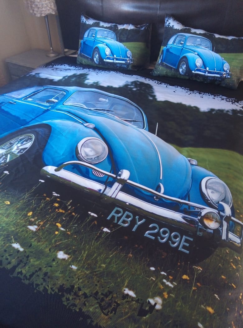 Timeless Elegance VW Beetle Duvet Cover Set