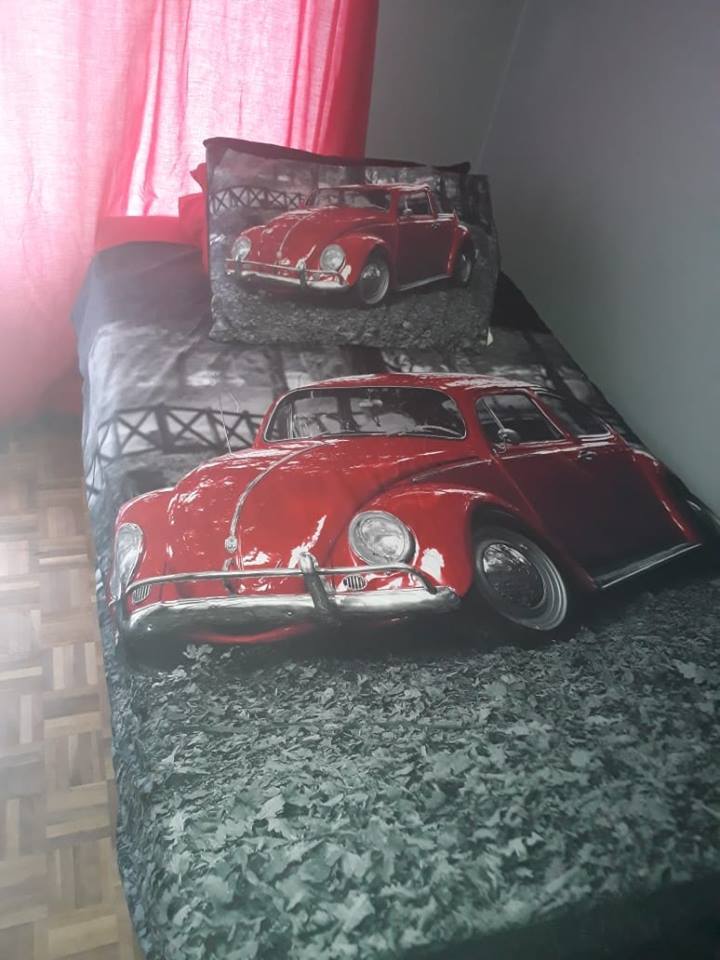 Red VW Beetle Duvet Cover Set