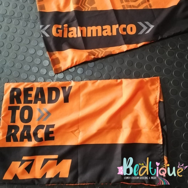 KTM Motorcross Duvet Cover set
