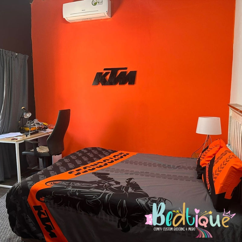 KTM Motorcross Duvet Cover set
