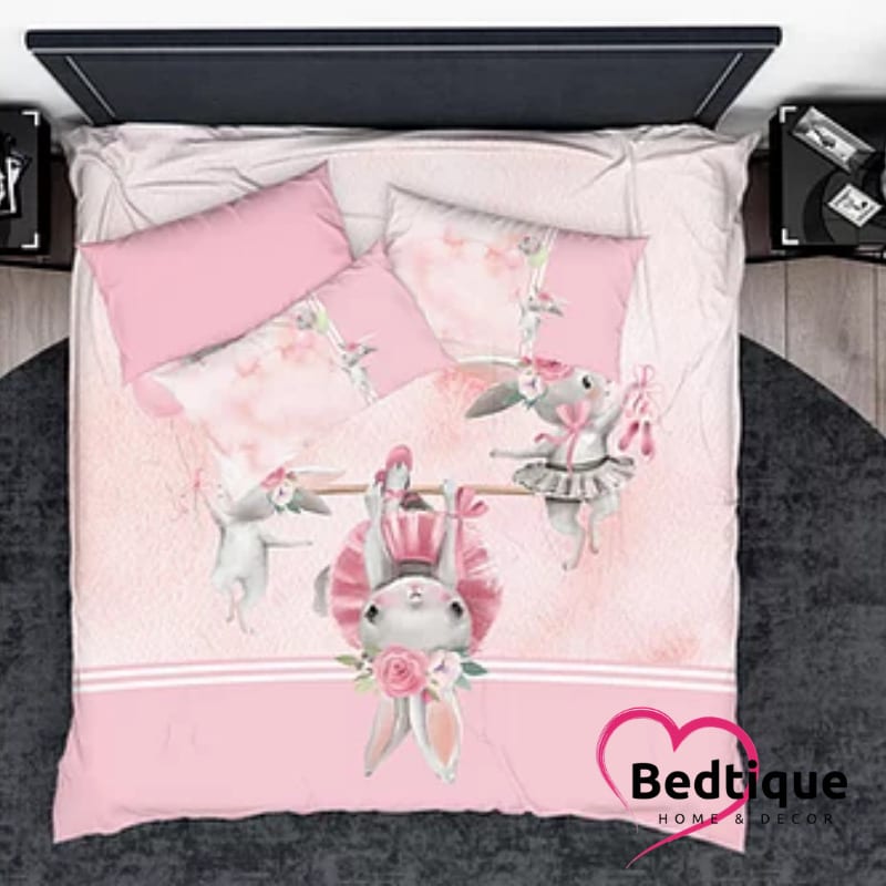 Ballerina Bunny Duvet Cover set