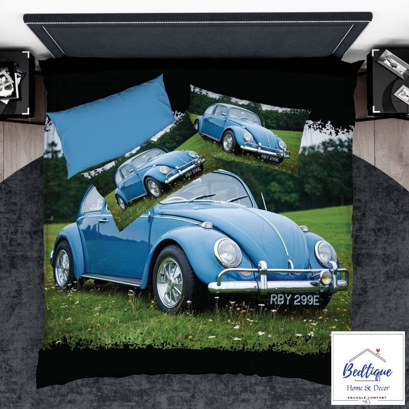 Timeless Elegance VW Beetle Duvet Cover Set