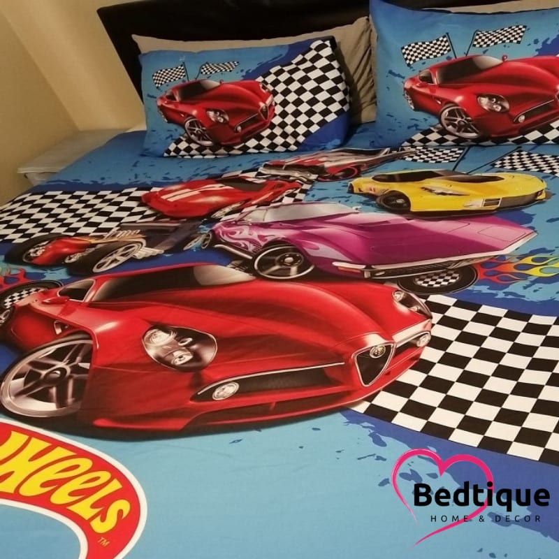 Hot Wheels Duvet Cover Set