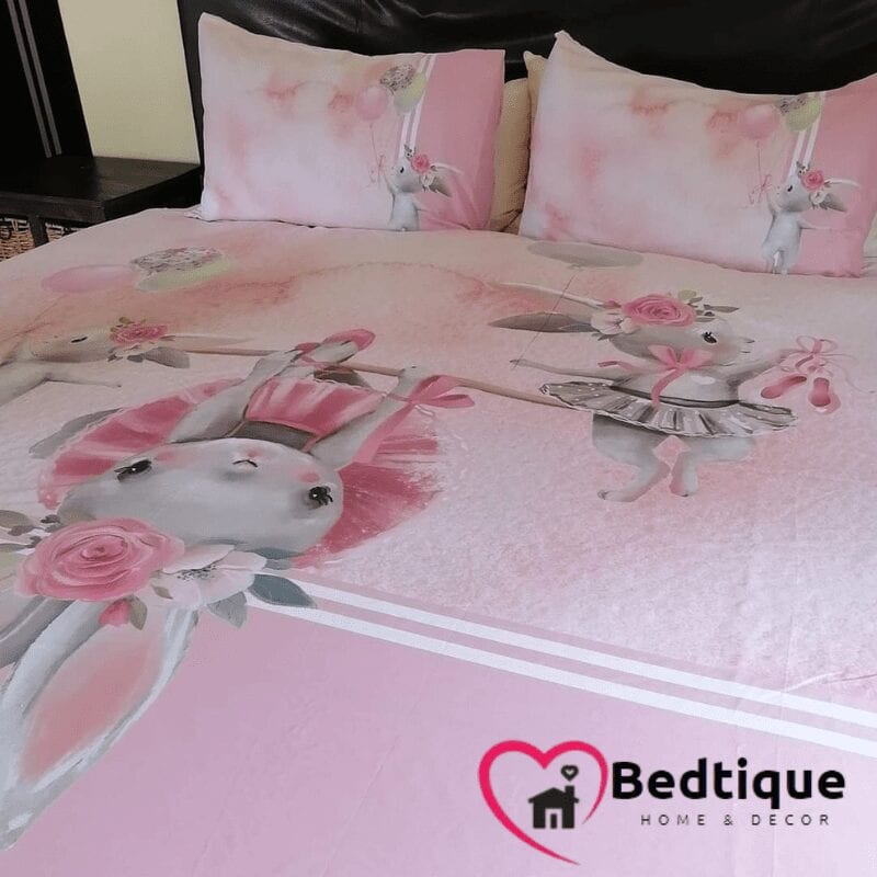 Ballerina Bunny Duvet Cover set