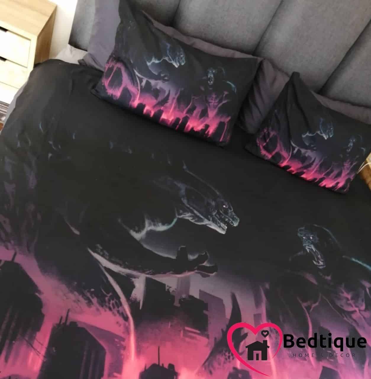 Godzilla vs King Kong Duvet Cover Set