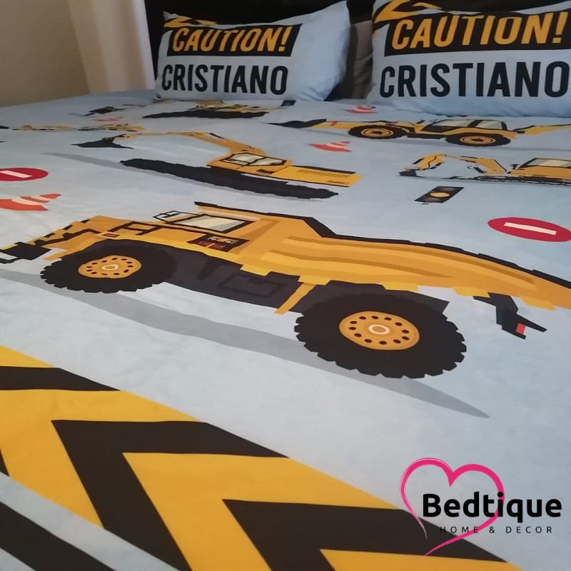 Digger and Dozers Duvet Cover Set