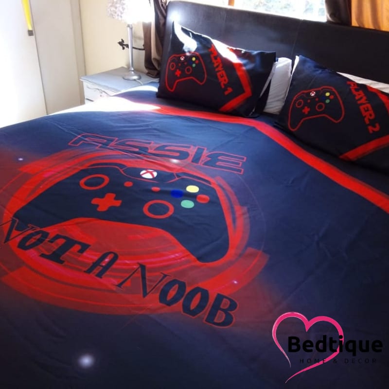Gamers Red Duvet Cover set