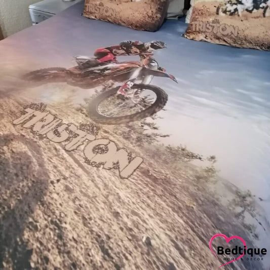 Off-Road Motorbike Duvet Cover Set