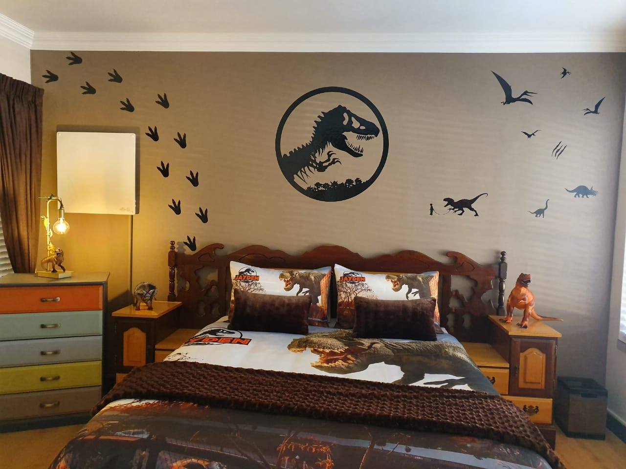 T-Rex Dinosaur Duvet Cover Set