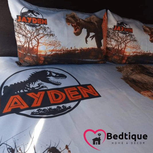 T-Rex Dinosaur Duvet Cover Set