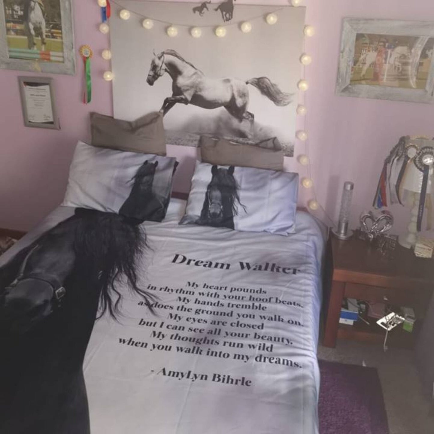 Black Stallion Duvet Cover Set