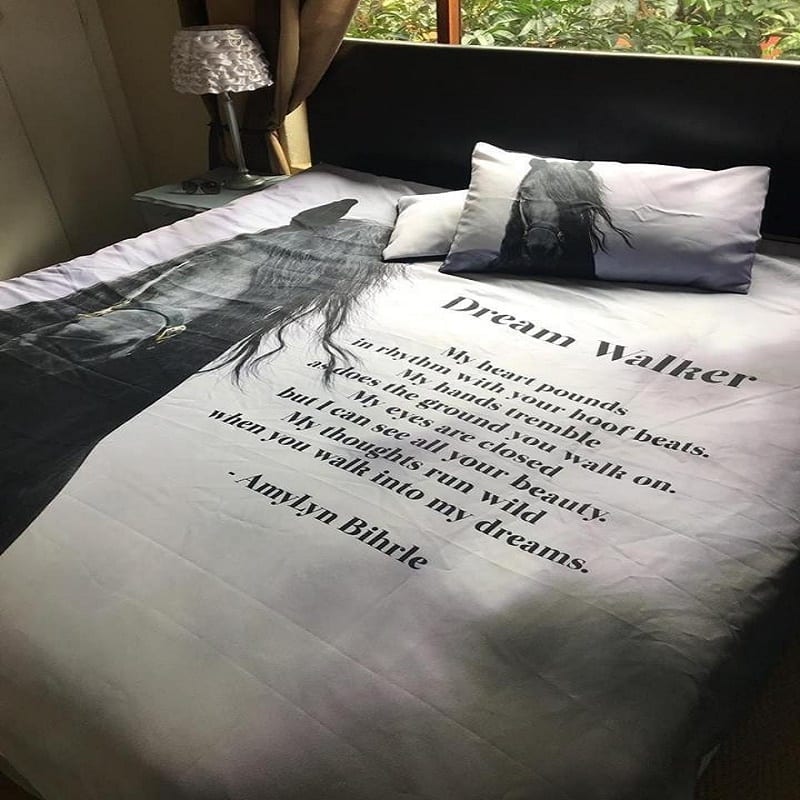 Black Stallion Duvet Cover Set