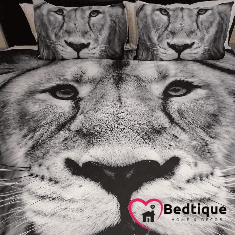 Lion Head Duvet Cover Set